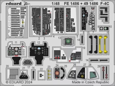 Eduard FE1486 F-4C (H. 2000/ACAD) 1/48