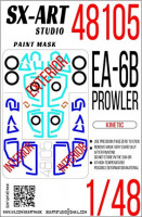SX Art 48105 Окрасочная маска EA-6B Prowler (Kinetic) 1/48