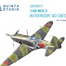 Quinta studio QD48511 МиГ-3 (Trumpeter) 1/48