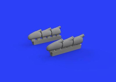 Eduard 648456 BRASSIN 1/48 Spitfire Mk.I exhaust stacks (TAM)