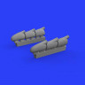 Eduard 648456 BRASSIN 1/48 Spitfire Mk.I exhaust stacks (TAM)
