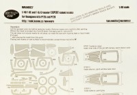 New Ware NWA-M0127 Mask F-8E/F-8J Crusader EXPERT (HA PT25/26) 1/48