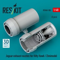 Reskit U48585 Jaguar exh. nozzles (ZIMI/KITTYH) 1/48