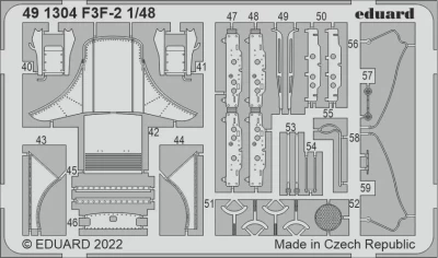 Eduard 491304 SET F3F-2 (ACAD) 1/48