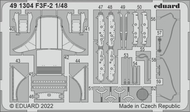 Eduard 491304 SET F3F-2 (ACAD) 1/48