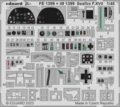 Eduard FE1399 Seafire F.XVII (AIRF) 1/48
