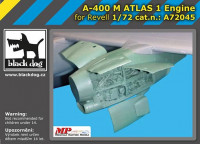 BlackDog A72045 A-400 M Atlas - one engine (REVELL) 1/72