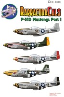 Barracuda Studios BC-48011 North-American P-51D Mustangs of the 8th Air Force (5) 1/48