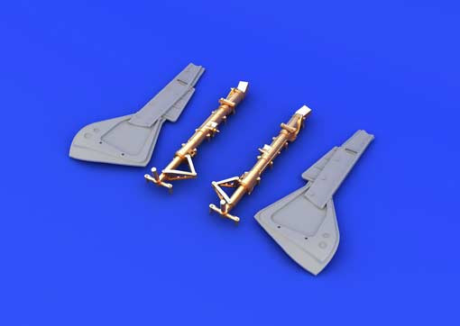 Eduard 632057 1/32 Набор дополнений Fw 190 undercarriage legs BRONZE (бронзовые стойки шасси)