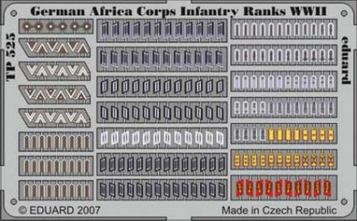 Eduard TP525 German Africa Corps Infantry Ranks WWII