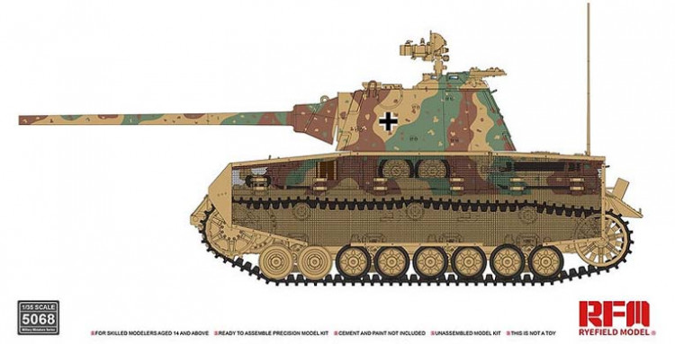 RFM 5068 PzKpfw IV J mit Panther F Turret 1/35