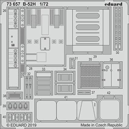 Eduard 73657 SET B-52H interior (MODELLC.)