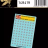 HGW 148419 Inspection Hole Cover TIGER MOTH (SIMPLY) 1/48