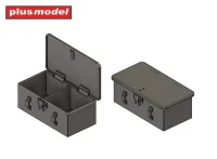 Plusmodel DP3057 Magazine&ammun.boxes for MG Lewis (3D Print) 1/35