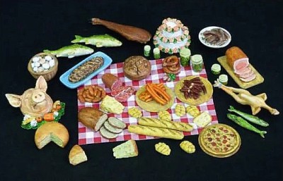 Plus model 569 Food II (resin set) 1/35