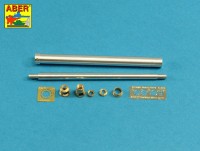 Aber 35 L-260 Barrel German 8,8cm Kw.K 43 (L/71) gun used on Tiger B Henschel-Turm (designed to be used with Hobby Boss kits)[Pz.Kpfw.VI Tiger II King Tiger with Henschel turret] 1/35