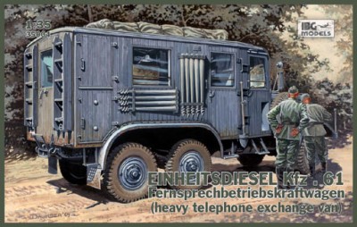 IBG Models 35004	Германский грузовик Einheitsdiesel, радиомашина - фургон 1/35