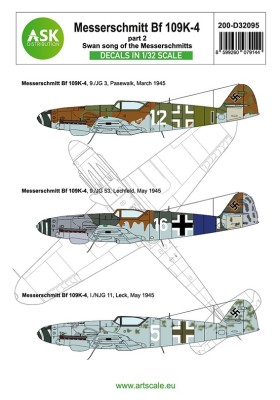 Art Scale 200-D32095 Messerschmitt Bf-109K-4 part 2 1/32
