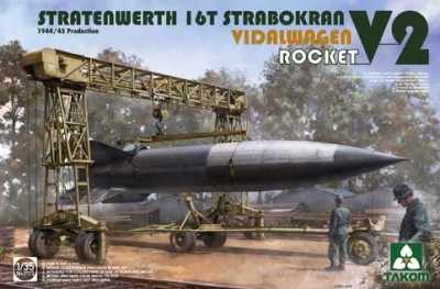 Takom 2123 16 т кран + ракета Фау 1/35
