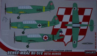Kora Model 72168 Benes-Mraz Be-51C Croatian (2 resin kits) 1/72