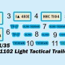 I love kit 63566 Американский лёгкий тактический прицеп M1101/1102 1/35