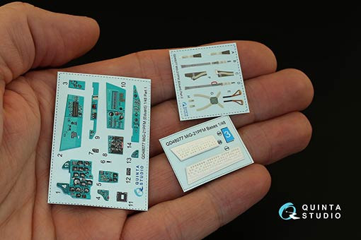 Quinta studio QD48077 МиГ-21ПФМ (изумрудные панели) (для модели Eduard)) 1/48