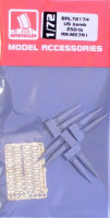 Brengun BRL72174 US bomb 250-lb AN-M57A1 (8 pcs.) 1/72