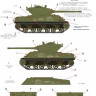 Colibri decals 72110 M4A2 Sherman (76) w - Stencil Lend-Lease 1:72