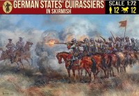 Strelets STR26872 German States' Cuirassiers in SkirmishSpanish Succession War 1/72
