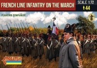 Strelets STR17372 French Line Infantry on the March 1 (Flanking Companies) Napoleonic 1/72