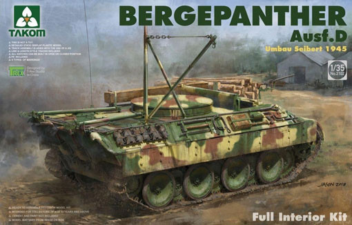Takom 2102 Bergepanther Ausf. D Umbau Seibert 1945 1/35