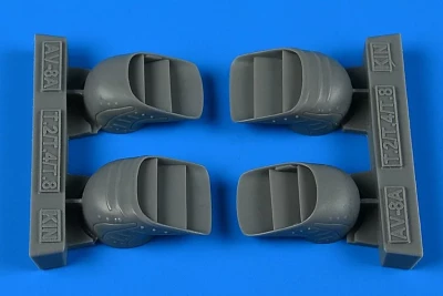 Aires 4883 Harrier Av-8A/Tav-8A/T.2/T.4/T.8 Exh.Nozzles 1/48