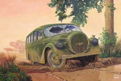 Roden 72728 Opel Blitzbus Ludewig &quot;Aero&quot; (WWII service) 1/72