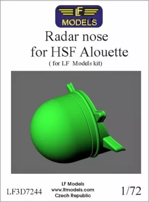 Lf Model 3D7244 Radar nose for HSF Alouette, 3D-Print (LF) 1/72