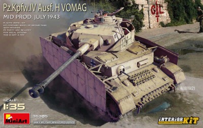 Miniart 35305 Pz.Kpfw.IV Ausf. H Vomag. Mid Prod. July 1943 1/35