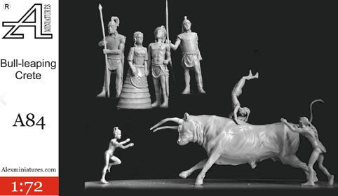 Alex miniatures А084 Крит: бой с быком 1:72