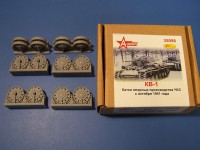 A-resin 35098 КВ-1 катки опорные производства ЧКЗ с октября 1941 г. 1/35