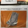 Eduard 6481064 BRASSIN P-40 seat w/ integral belts Type 1 1/48