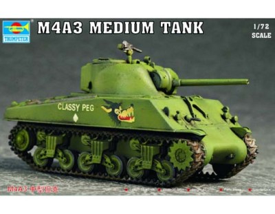 Trumpeter 07224 Танк M4A3 1/72