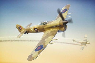 Brengun BRP72039 Typhoon Mk.Ib Car Doors Desert&amp;Luftw.trials 1/72