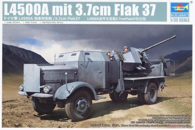 Trumpeter 09593 German L4500A Mit 3.7cm Flak 37 1/35