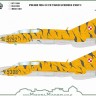Model Maker Decals MD32180 Polish Mikoyan MiG-21UM Tiger Schemes Part I 1/32