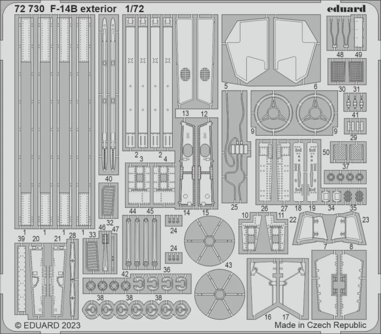 Eduard 72730 SET F-14B exterior (ACAD) 1/72