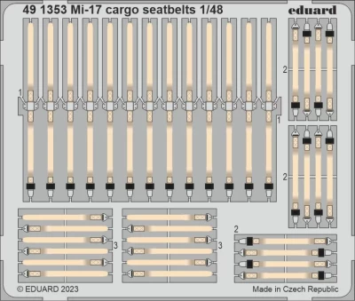 Eduard 491353 SET Mi-17 cargo seatbelts (AMK) 1/48