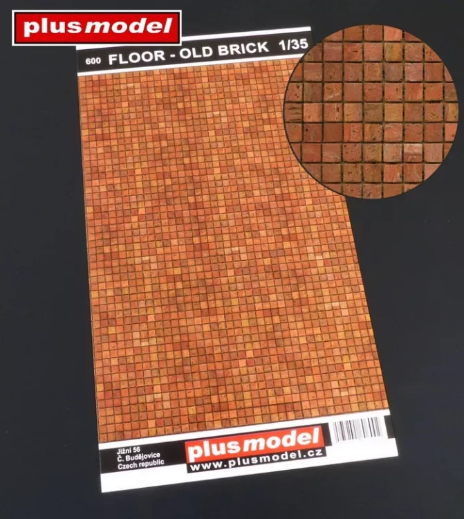 Plusmodel M-600 Floor - old brick 1/35