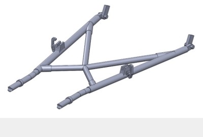 Maestro Models MMMK4935 Saab B17A/B17B bomb fork 3D (3D-Printed) 1/48