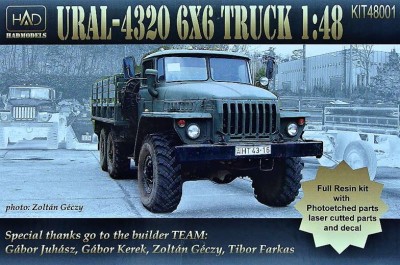 HAD K48001 URAL-4320 6x6 Truck (full resin kit,PE,decal) 1/48