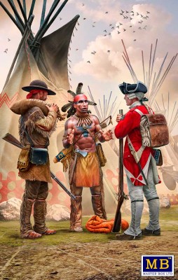 Master Box 35222 Fair exchange, Indian Wars series (3 fig.) 1/35