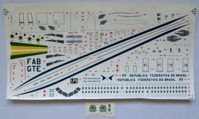 LPS Hobby LPM-14401 1/144 Airbus A319 Brazilian Air Force (REV)
