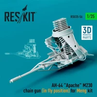 Reskit U35056 AH-64 'Apache' M230 chain gun in fly position 1/35